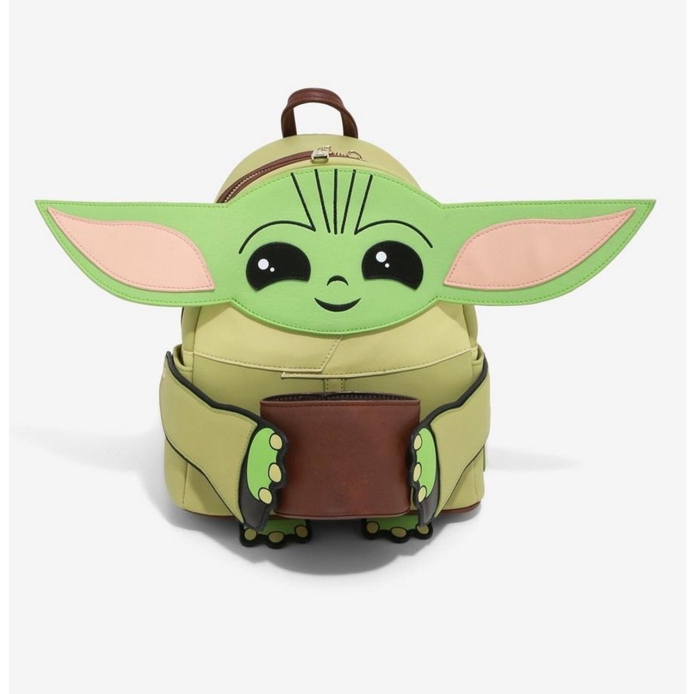Loungefly Star Wars The Mandalorian The Child with Cup Mini Backpack